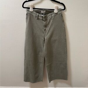 Classic Olive Straight Leg Women's Jeans